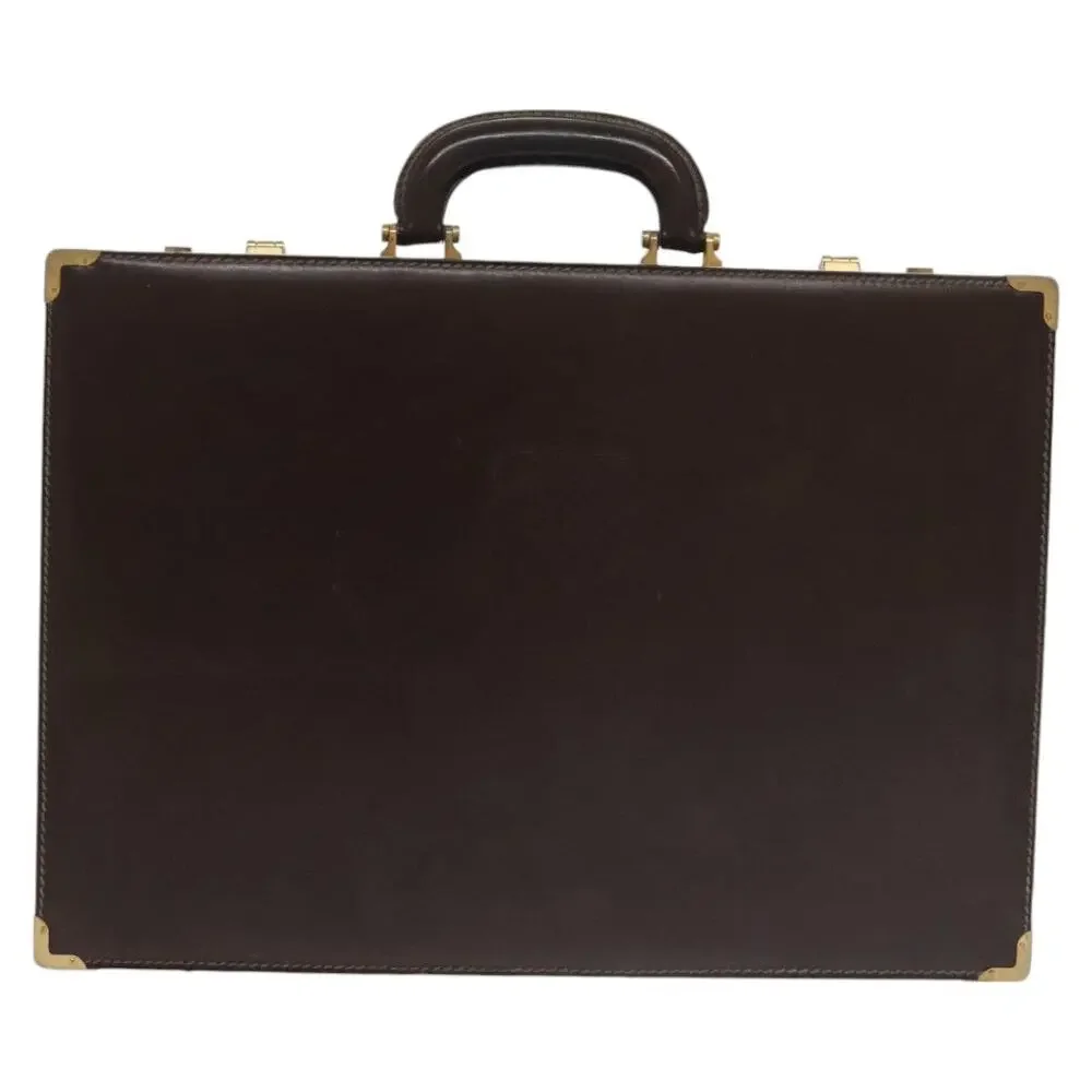 LOEWE Anagram Trunk Leather Brown